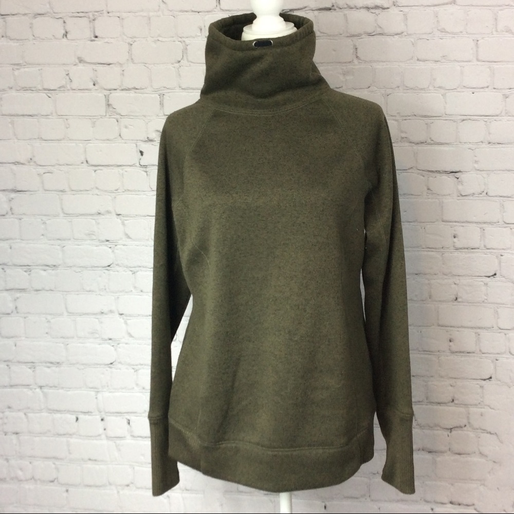 Tek Gear Brown Pull-over Turtleneck Sweatshirt - L